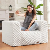 Giant Bag Chair - Large Memory Foam Bag Couch with Wide Armrests - Himpall